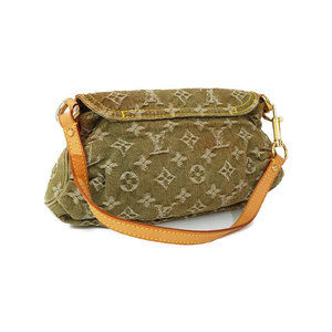 Louis Vuitton Pleaty Monogram Bag Denim Shoulder